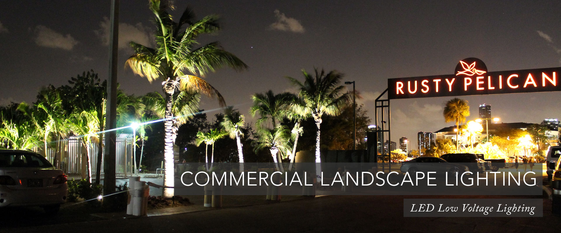 Miami Commercial Landscape Lighting